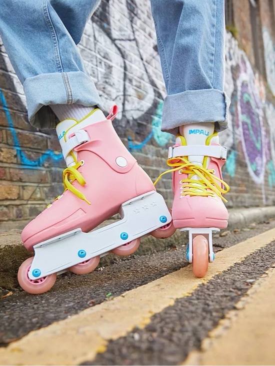 Impala Other - Impala Pink & Yellow Inline Roller Skates